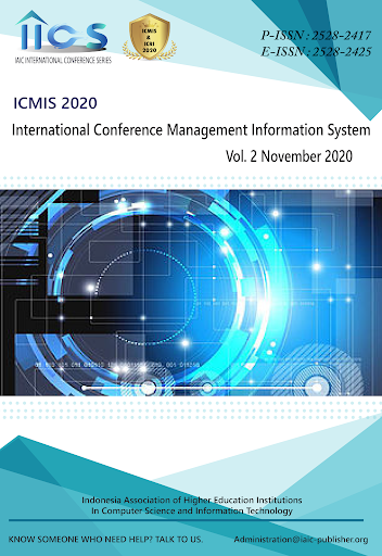 					View Vol. 2 No. 11 (2020): ICMIS 2020
				